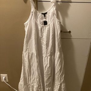 Banana Republic white Guaze maxi dress